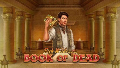 Visuel de Rich Wilde et du jeu Book of Dead