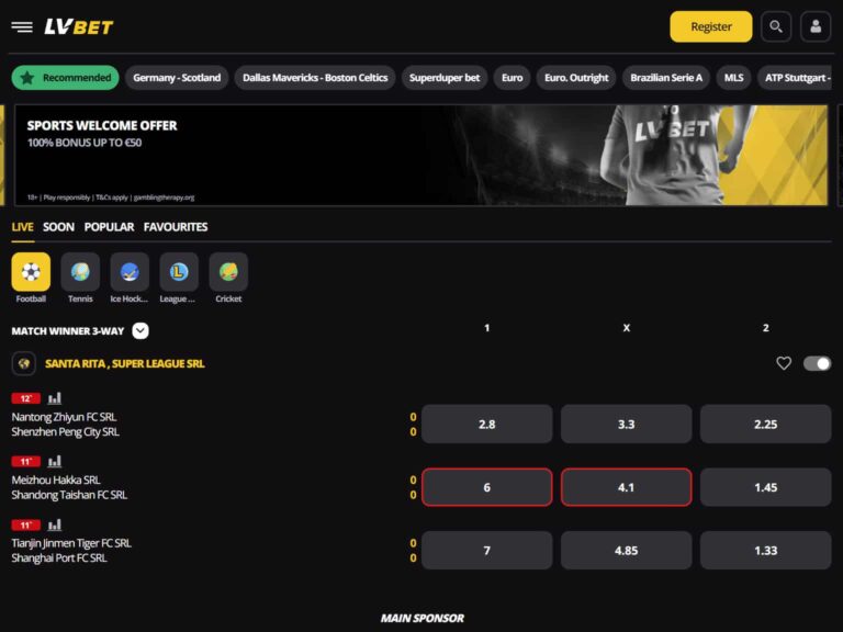 LV BET Sportsbook Review – Bonus, code promo et paris gratuits en Luxembourg